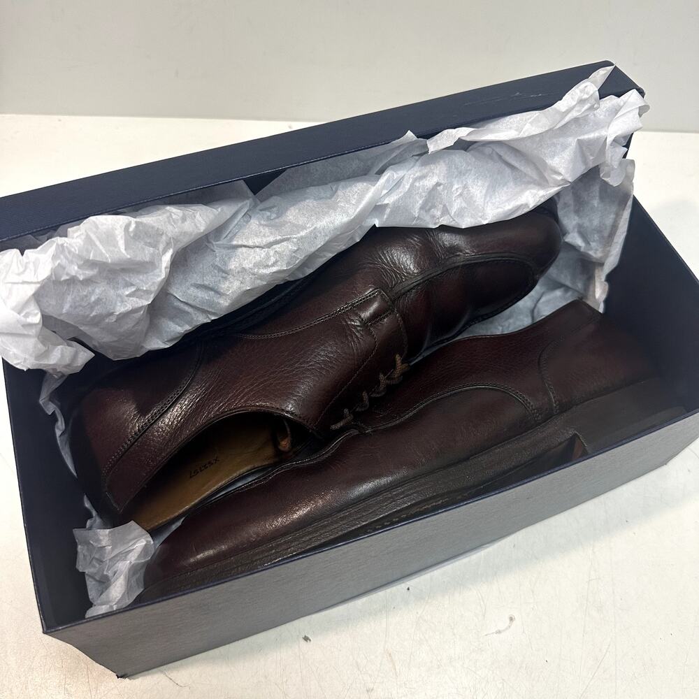 NEW HEELS Crockett & Jones x Brooks Brothers Split Toe Scotch Grain England 10 D - Picture 2 of 16